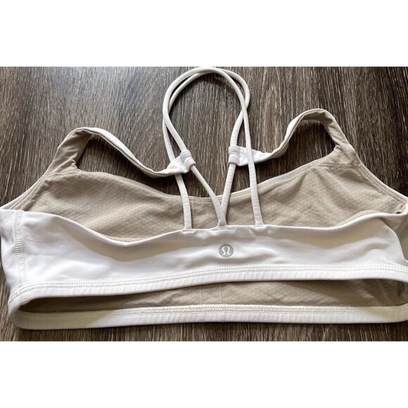 Lululemon Align Tank Top Cropped White Size 10 Yoga Gym Workout Activewer - Picture 11 of 12
